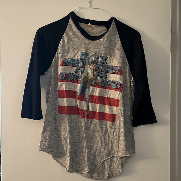 VINTAGE - REAL Bruce Springsteen T-shirt Born In The USA Tour ‘84-‘85 - Picture 1 of 4